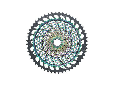 cassette-sram-xx1-eagle-xg-1299-12v-1052-arc-en-ciel.jpg meilleure cassette 12 vitesses VTT electrique